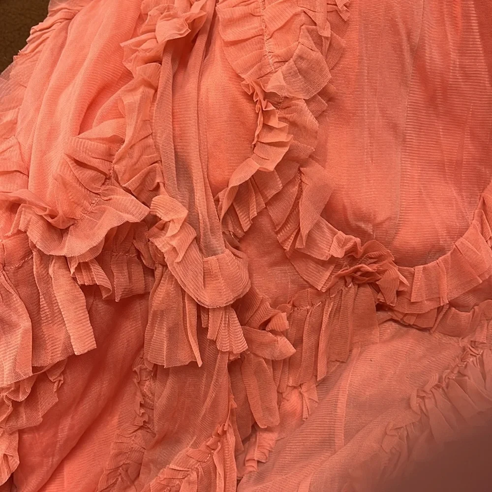 - Anthropologie Felicity Tulle Midi Skirt size small   new without tags - Picture 10 of 10